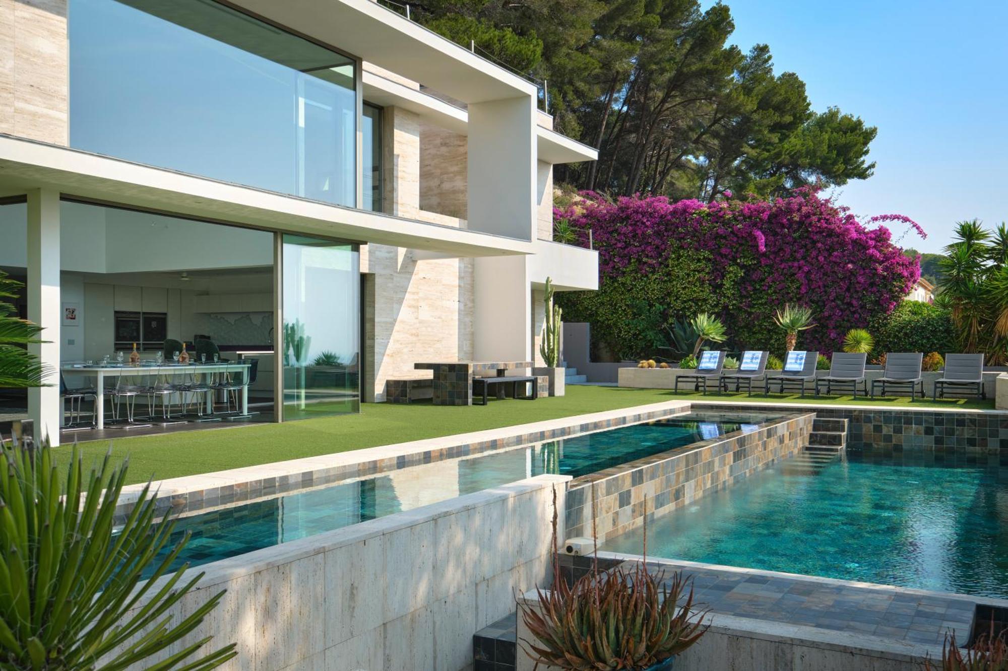 Cannes - Modern With 180° Sea View Вилла *